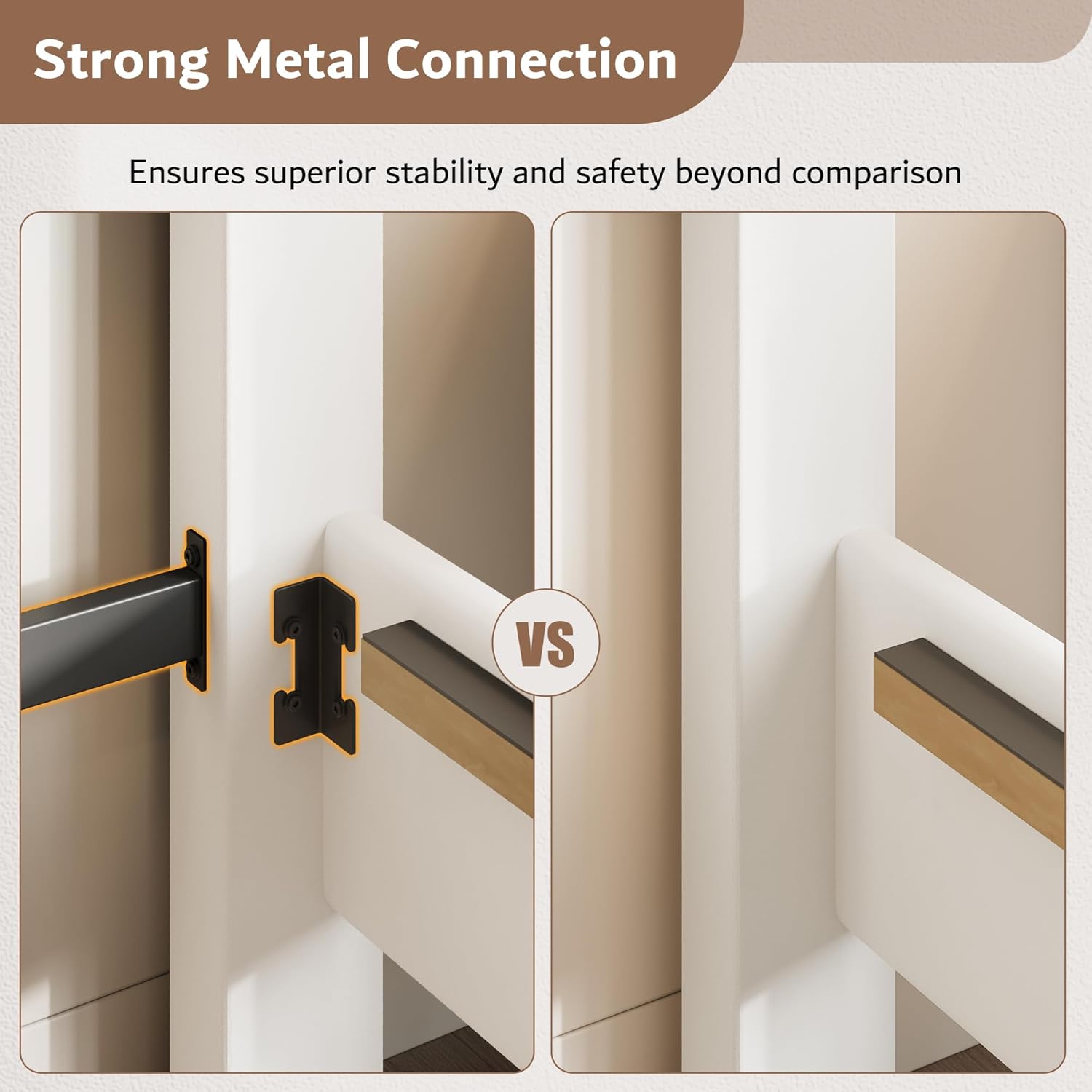 iPormis Upholstered Queen Size Bed Frame with Button Tufted Headboard, Velvet Platform Bed with Thickened Support Legs, Noise-Free/No Box Spring Needed/Easy Assembly, White