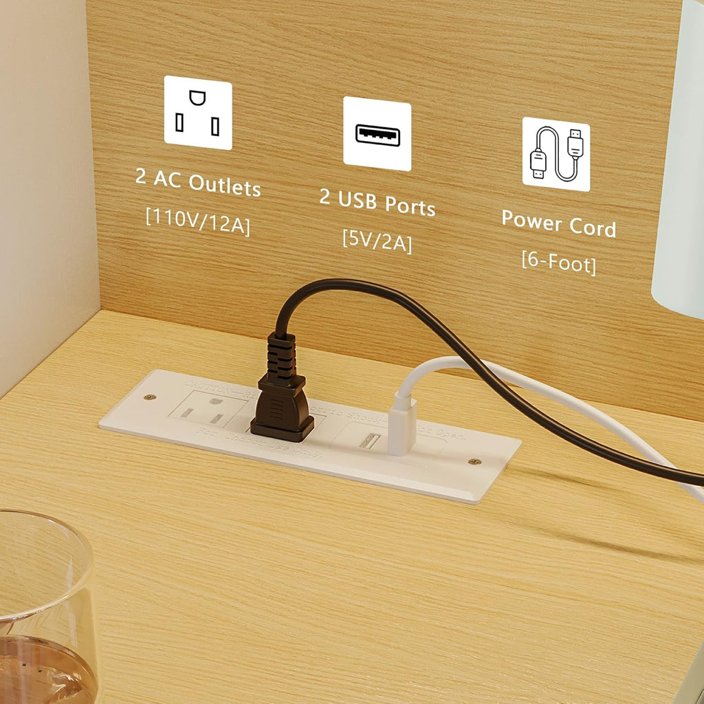 Ipromis 69" tall kitchen pantry cabinet with LED lights, microwave stand, wine rack, and door shelves in a modern kitchen setting.