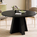 iPormis 43.3in-59in Extendable Round Dining Table for 4-6, Modern Wooden Kitchen Table for Dining Room, Adjustable Size Oval Circle Dinner Tables Furniture for Kitchen Living Room, Natural